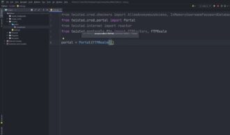 Process of simple ftp server in python