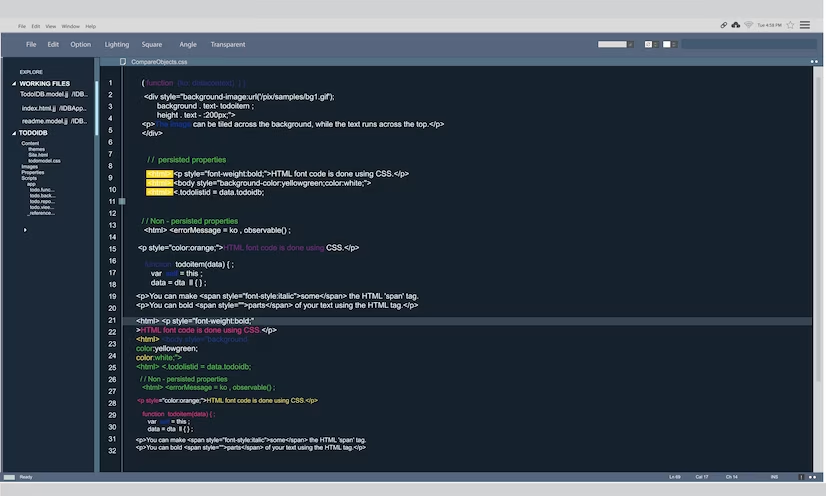 Illustration of the Monitor with Hacking Code